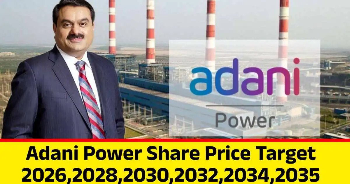 Adani Power Share Price Target 2026,2028,2030,2032,2034,2035
